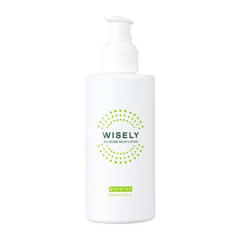 와이즐리 남성 올인원 밀키 로션, 1개, 200ml