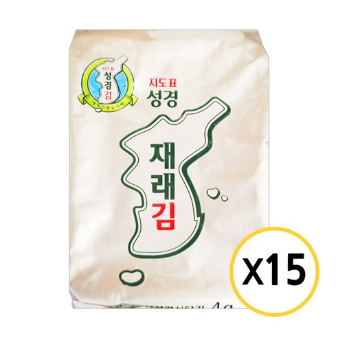 [현대프리마켓] 성경김 재래 식탁김, 15개