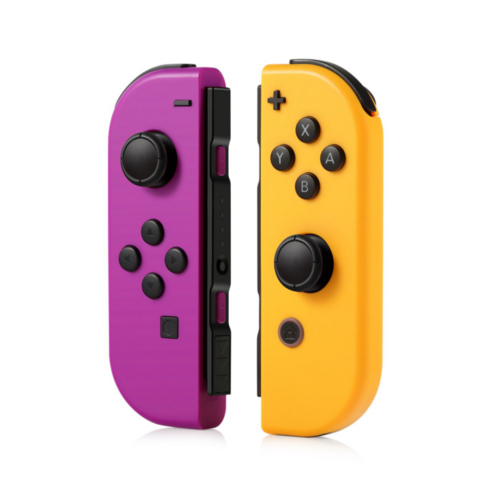 닌텐도 스위치 및 OLED 호환 조이콘, 퍼플+오렌지, 1세트, HS-SW506