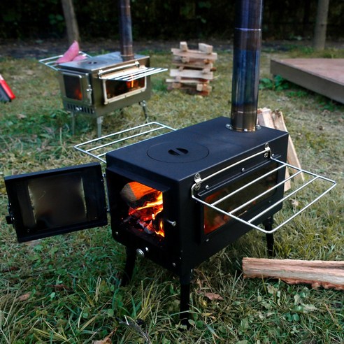 캠핑의 품격을 높이는 화목 펠렛 난로: 따뜻함과 낭만을 한 번에!