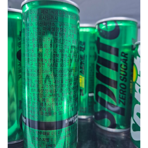 스프라이트 제로 사이다, 250ml, 30개