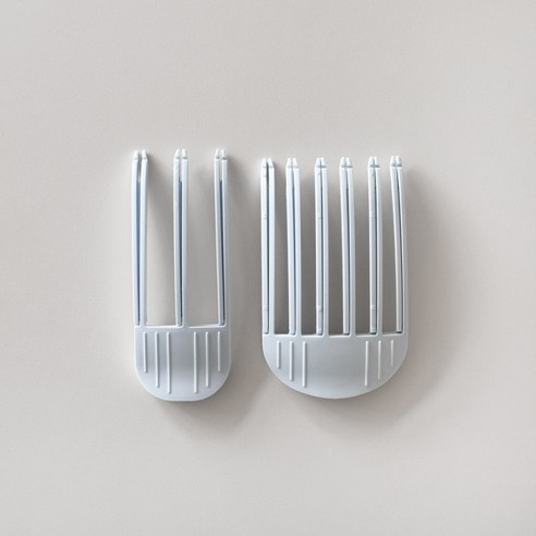 오브제 오디네르 정수리뽕 볼륨핀 뿌리볼륨 가르마볼륨, 1세트, 스카이블루