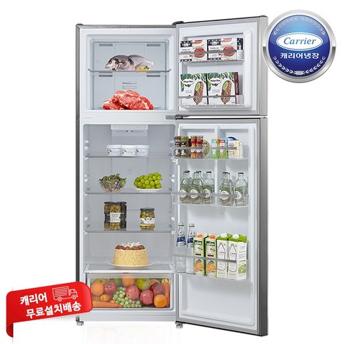 캐리어 클라윈드 슬림 348L 2도어 냉장고 방문설치 이미지 4