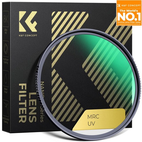 K&F Concept NANO-X MRC UV 40.5mm 렌즈필터, 1개