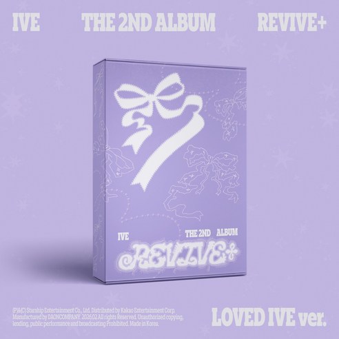 [포켓더스타]아이브 리바이브 REVIVE 정규 2집 앨범 IVE 일반반, LOVED IVE Ver, 버전
