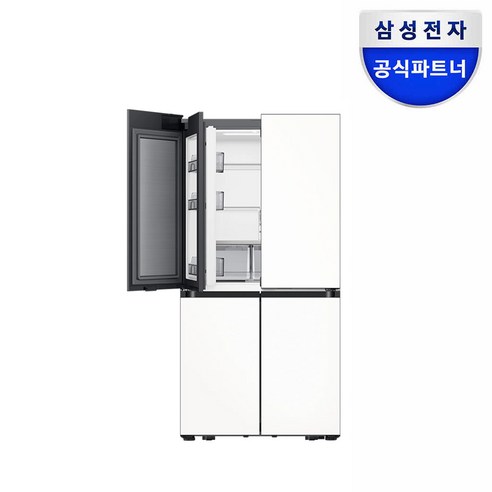 삼성 비스포크 4도어 RM70F63M2Z 키친핏 푸드쇼케이스 냉장고 에센셜화이트