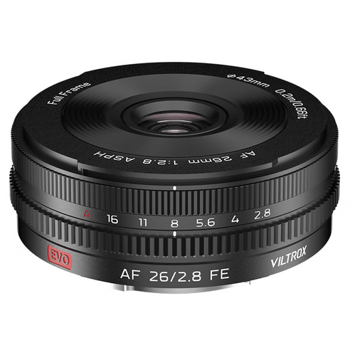 빌트록스 에보 풀 프레임 오토 포커스 단렌즈 26mm F2.8, 소니 FE