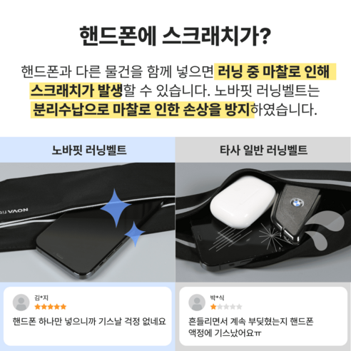 노바핏 고급형 러닝 벨트 가방 와이드 플립 벨트 착용 후기 | 사이즈/핏 총정리 - 상품 이미지 4