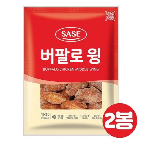 사세 버팔로 윙 1kgX2개, 2개, 1kg
