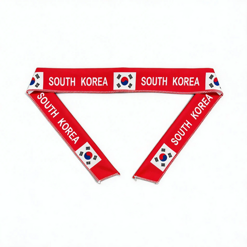 2026 북중미 월드컵 한국 응원 머리띠 태극기 축구 응원용품, 1개, 레드