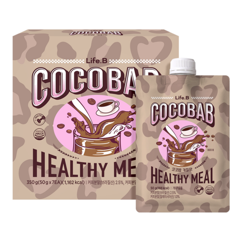 코코밥 커피맛 7개입 COCOBAB, 1박스, 350g