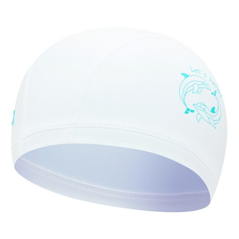 아레나 돌핀 실리코팅 수모 A5AC1AL06, WHITE, 1개