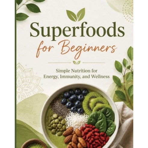 (영문도서)Superfoods for Beginners: Simple Nutrition for Energy Immunity and Wellness Paperback, Independently Published, English, 9798180418920