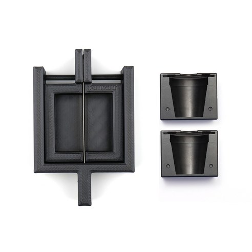 꿈도미 KIB 하프 젤리 먹이 급여 키트 A, Black (하프커터 1개+하프홀더 2개), 1세트