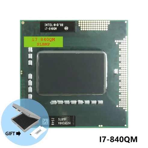 인텔 코어 i7-840QM i7 840QM SLBMP 쿼드 8 스레드 CPU 프로세서 8W 45W 소켓 G1/rPGA988A 1 ...