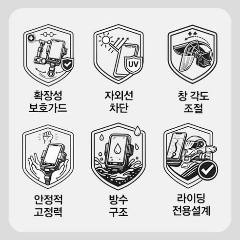 투케바이크 오토바이 배달대행 휴대폰 거치대 햇빛 빗물 가리개 가림막 선가... 실사용 후기 | 효과 있을까? - 상품 이미지 2