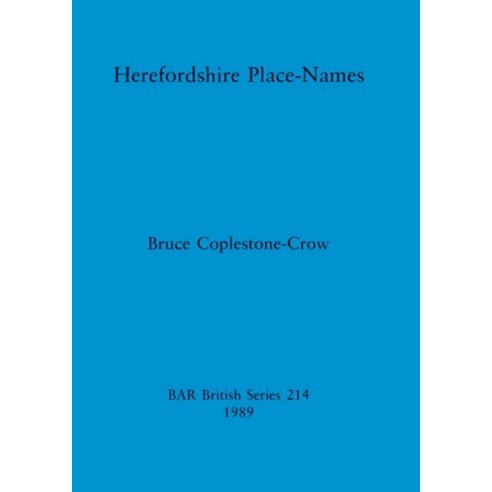 (영문도서)Herefordshire Place Names Paperback, British Archaeological Repo..., English, 9780860546887