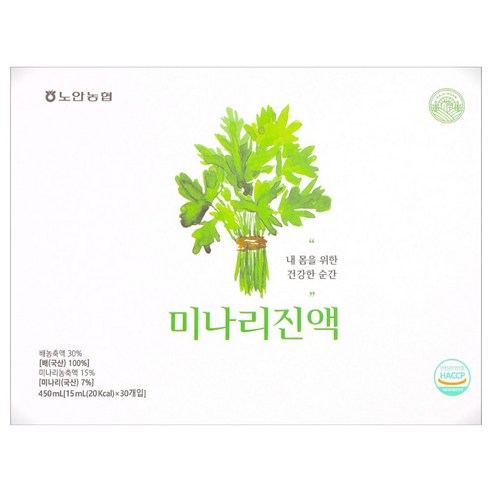[농협] 국산미나리 진액 선물세트 (HACCP인증), 1박스, 450ml 1박스, 450ml