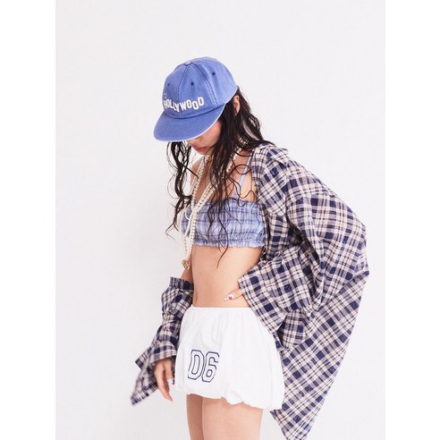 에즈이프 캘리 ASIF CALIE NEW DIRTYWASHING OVERFIT CHECK SHIRT NAVY