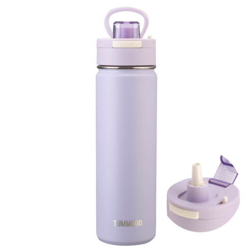 텀무드 텀블러 보온병 보냉 빨대 스텐, 1개, 720ml, 라벤더