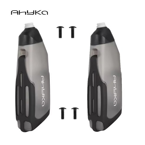 Ahyka 아히카 에어로물통 자전거 물병 케이지, 2세트, 그레이