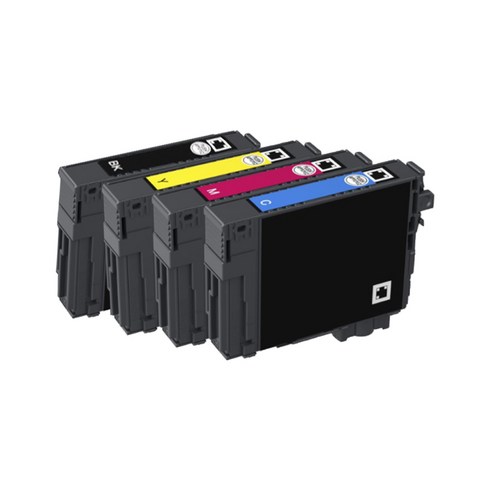 엡손 T04E 세트 04E SET XP-2101 XP-2106 WF-2851 T04E1 T04E2 T04E3 T04E4 재생 호환 잉크, 검정+파랑+빨강+노랑, 1세트