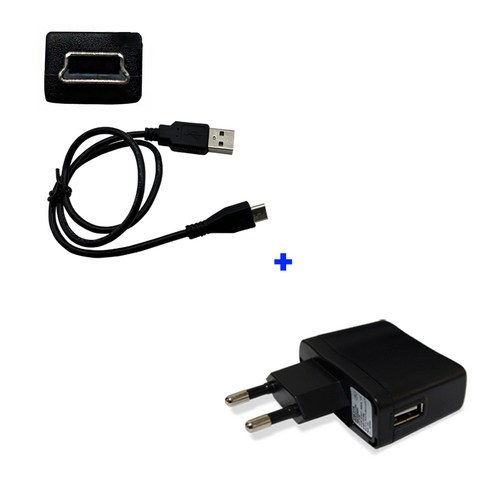 미니 5핀 USB 케이블 + 아답터/효도라디오/블루투스스피커 충전기