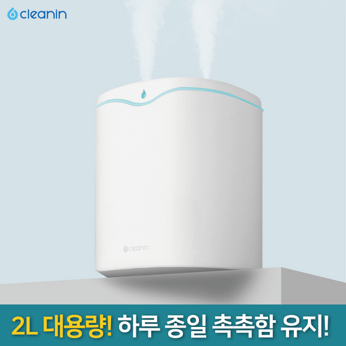 가격 대비 뛰어난 성능과 감성적인 무드등이 돋보이는 듀얼 가습기