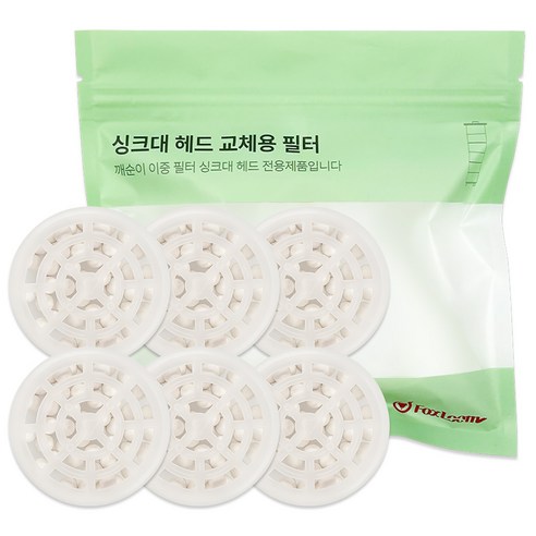 폭스룸 깨순이 이중필터 싱크대 볼필터 6p, 2세트