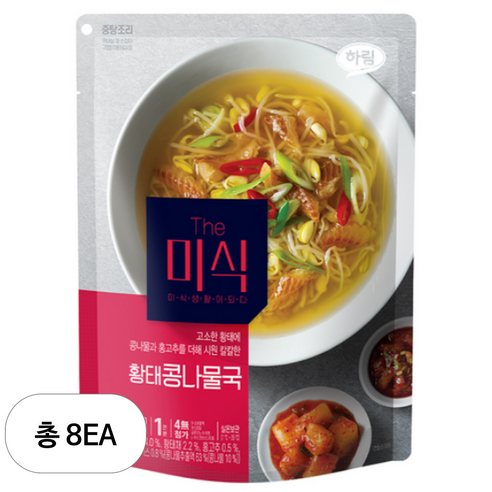 더미식 황태콩나물국 350g × 6개