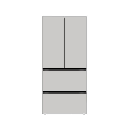 LG 디오스 오브제컬렉션 김치냉장고 Z484MRR153S 480L, 크림그레이