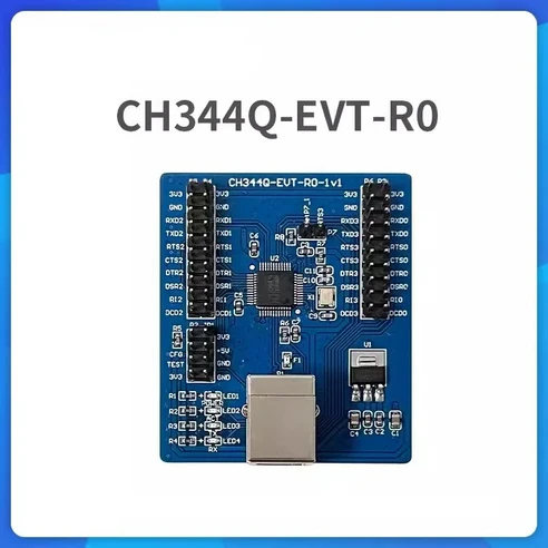 USB to 4CH TTL 직렬 어댑터 보드 고속 CH344Q USB to 4 채널 RS232 포트 컨버터 모듈 CH344 ...