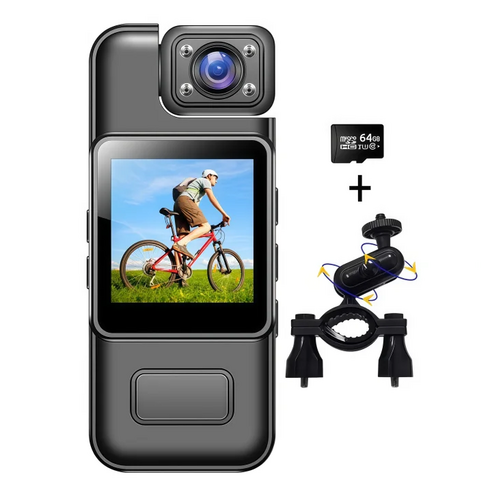 4K 미니 액션캠 휴대용 고화질 초소형 바디캠 오토바이 블랙박스 카메라 자전거블랙박스