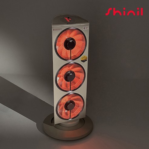 혹한기, 신일 3구 전기히터와 함께 따뜻하고 안전한 겨울을 맞이하세요!