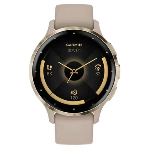가민 베뉴3S 스마트 워치, 골드, 41mm, GPS + 블루투스