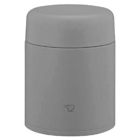 [조지루시] 보온보냉 죽통 400ml 심리스 보온도시락통 SW-LA40 선물용, 클라우드그레이, 1개