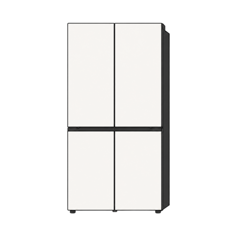 LG전자 디오스 오브제컬렉션 냉장고 Fit & Max 네이처 화이트 613L M626MQQ032S 2등급 2025년 기사설치 폐가전수거