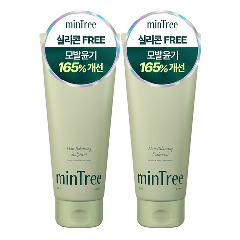 민트리 헤어 밸런싱 스칼프먼트 탈모 트리트먼트, 200ml, 2개