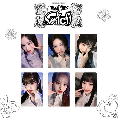 아이브 스위치 얼빡 포카 포토카드 1팩(6장) 세트 35종모음, 옵션13.아이브 스위치 얼빡포카 1팩(6장)