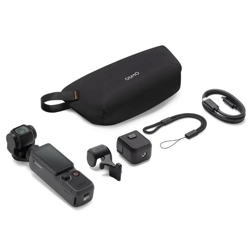 DJI 오스모 포켓 4 캠코더 세트, 블랙, 스탠다드 콤보