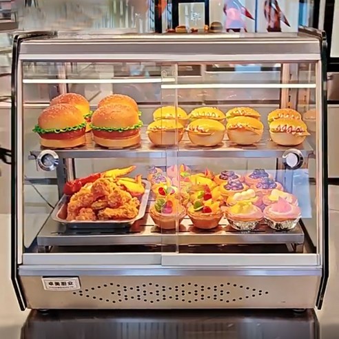 성진키친 온장고 쇼케이스 업소용 보온 진열장 전기 워머 유리 식품 이미지 3