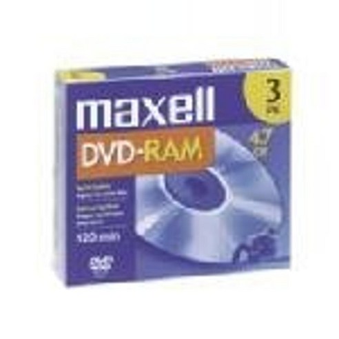 [ 1181001 ] Maxell DVD-RAM47 DISC 4.7GB 재기록 가능 DVD-RAM 디스크 비디오용 3팩 ...