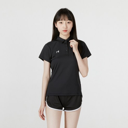언더아머 여성용 컴포트 폴로 티셔츠 22500525-001