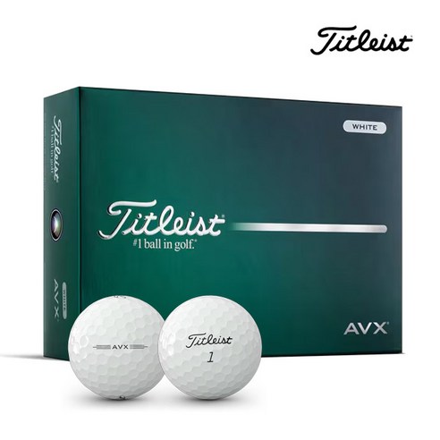 타이틀리스트 2026 AVX 골프볼 3피스, AVX 화이트