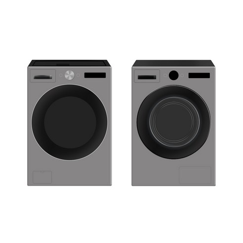 LG 트롬 오브제컬렉션 세탁기+건조기 FG24V-20V(FG24VNS+RG20VN), 모던 스테인리스, FG24V-20V