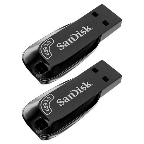 샌디스크 USB 3.0 플래시 드라이브 CZ410, 2개, 64GB