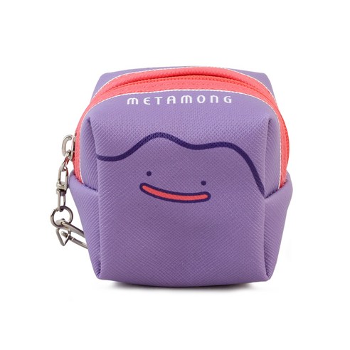 포켓몬 큐브 파우치/동전지갑 가방장식 키링 메타몽, 메타몽 섬네일