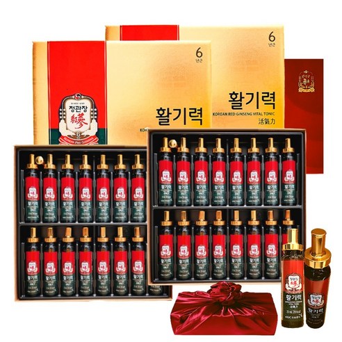 활력 넘치는 일상을 위한 선택, 정관장 6년근 홍삼정 활기력 선물세트