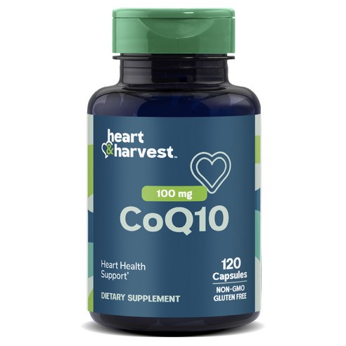 Heart & Harvest 100mg 코엔자임큐텐 캡슐 120정 × 1개
