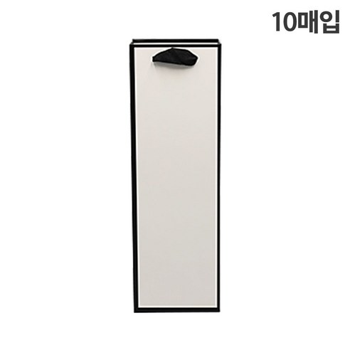 펜시픽 샴폐인 와인 쇼핑백, 10개, 화이트라인